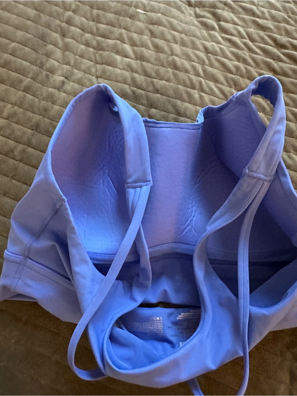 Blue Sports Bra EUC - Picture 5 of 7